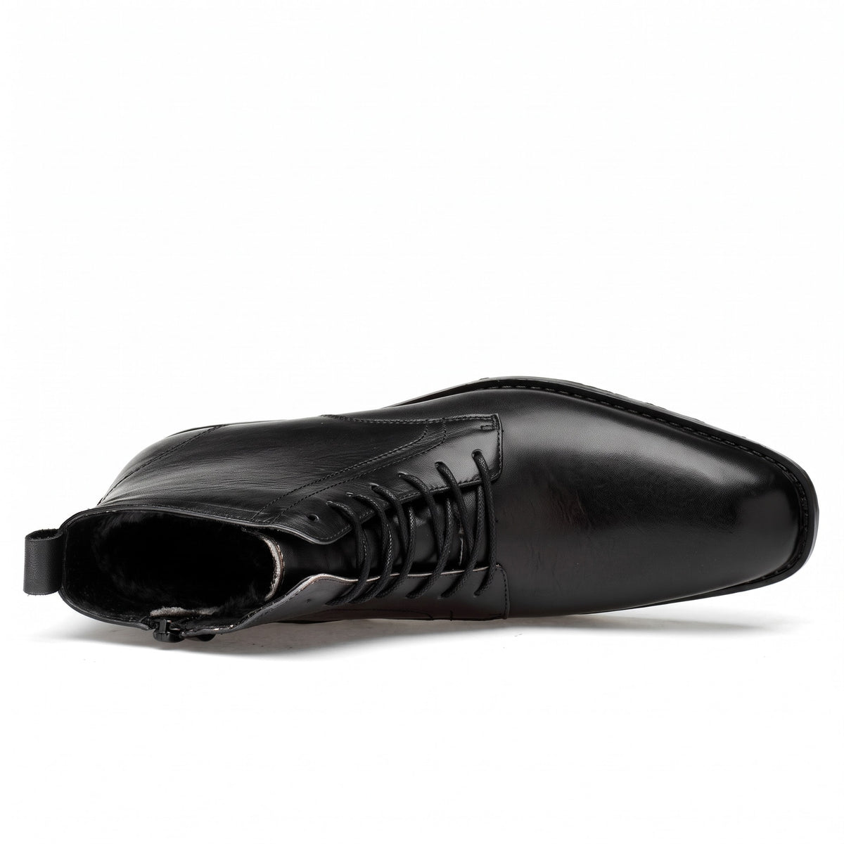 John - Men's Lace-Up Ankle Boots with Pointed Toe