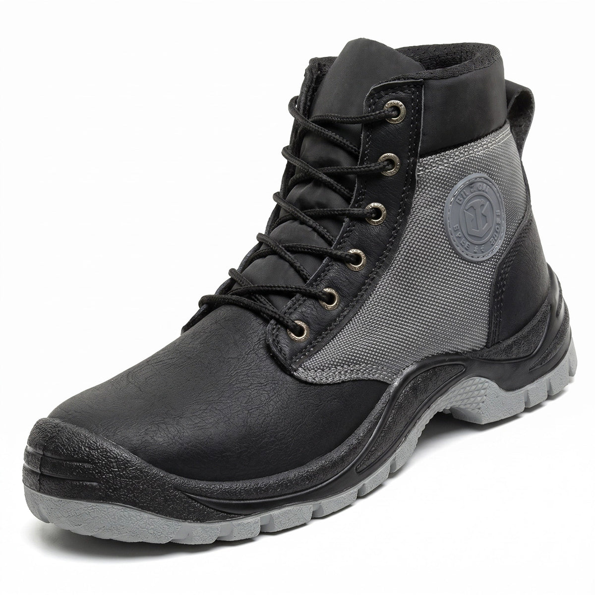 Marcus - Men's Orthopedic Steel Toe Slip-Resistant Lace-Up Work Boots