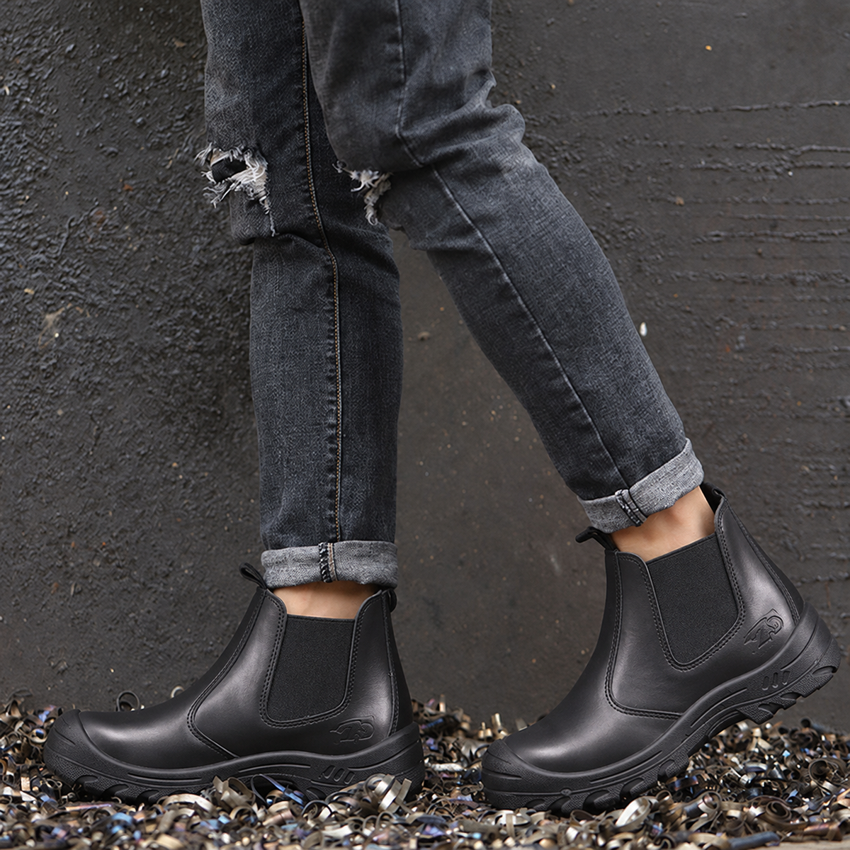 Marcus – Men’s Orthopedic Chelsea Boots with Pull Tab