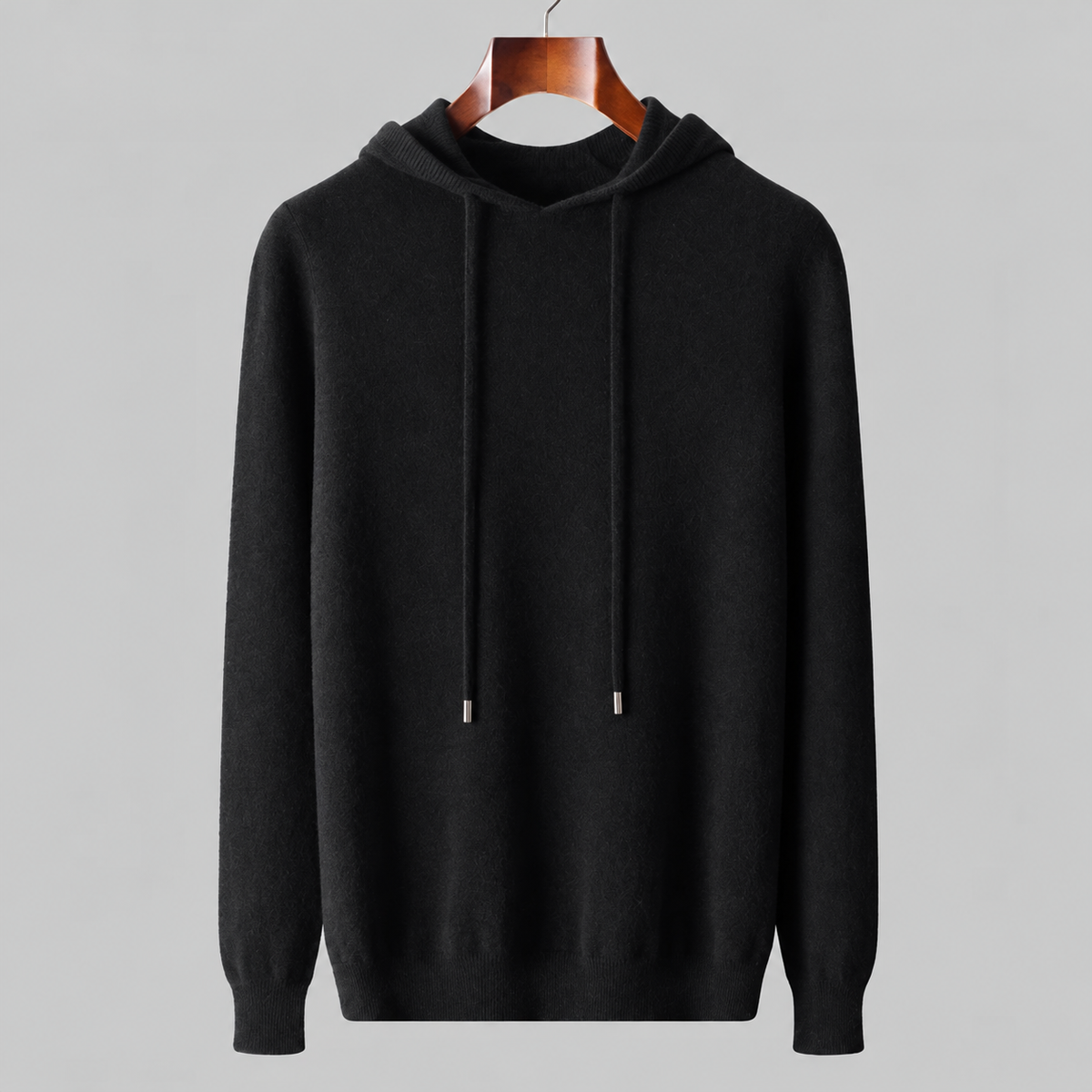 Marcus – Men’s Hooded Sweater with Drawstring and Ribbed Hem