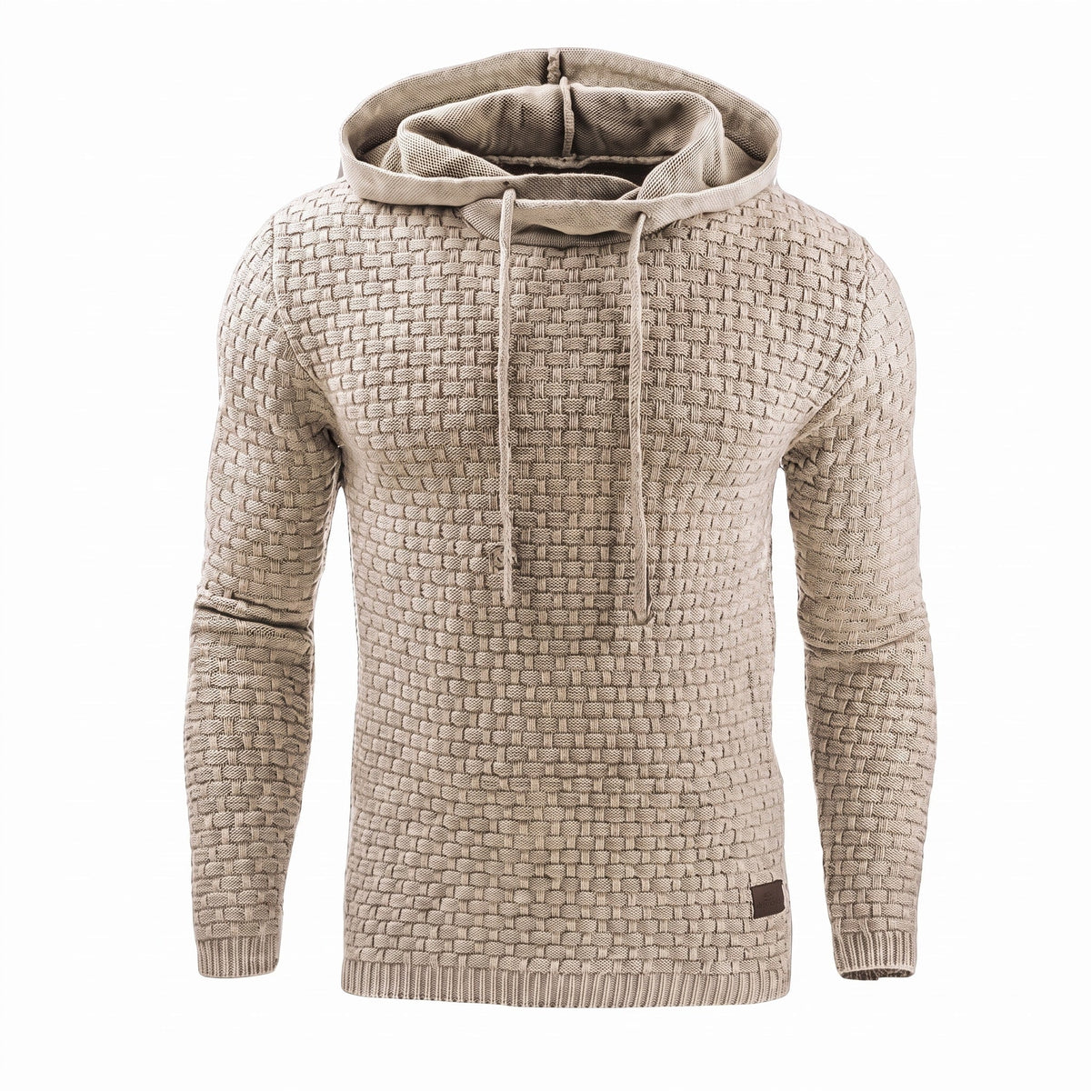 Marcus – Men’s Textured Hooded Knit Sweater