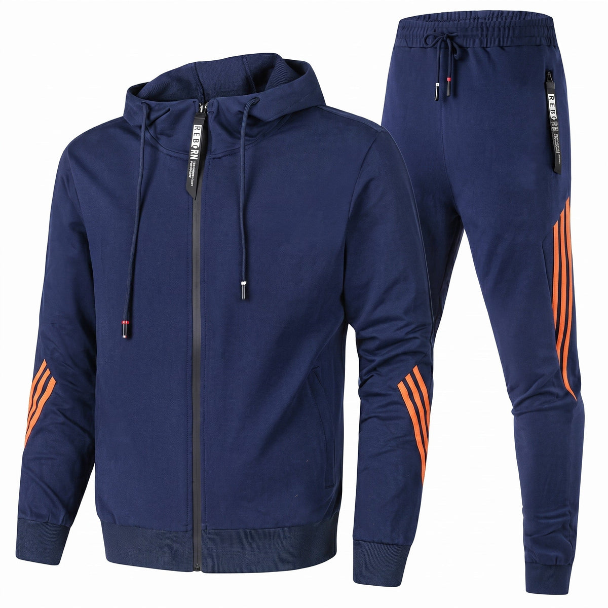 Etienne - Men's Zip-Up Hoodie and Jogger Tracksuit Set