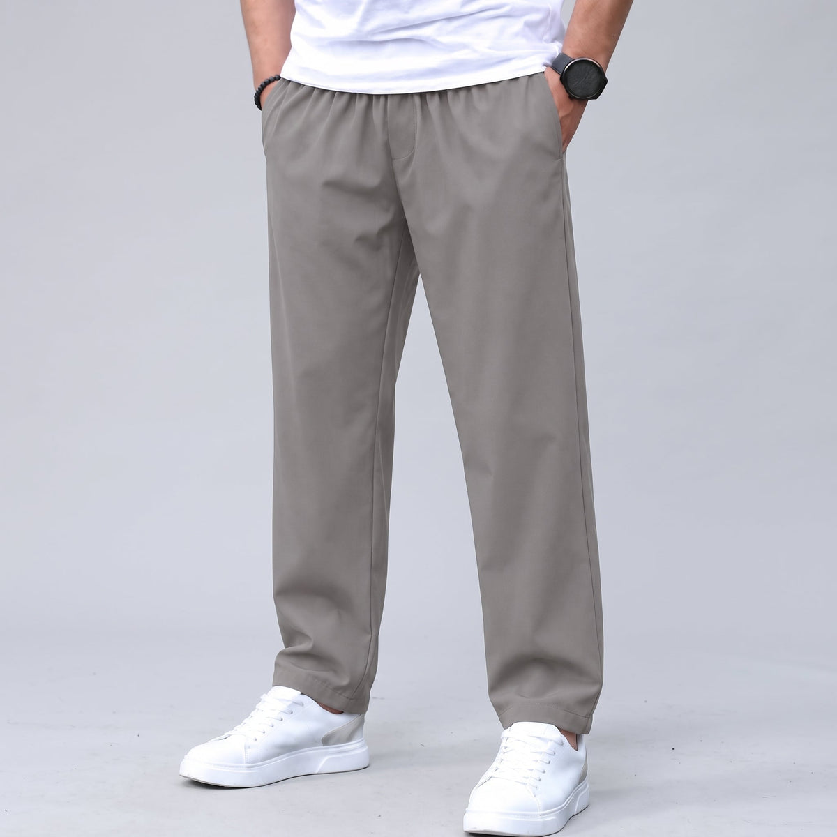 Marcus – Men’s Tapered Jogger Trousers with Drawstring Waist