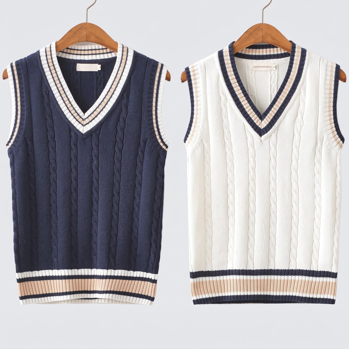 Oliver – Men’s Cricket V-Neck Striped Sweater Vest