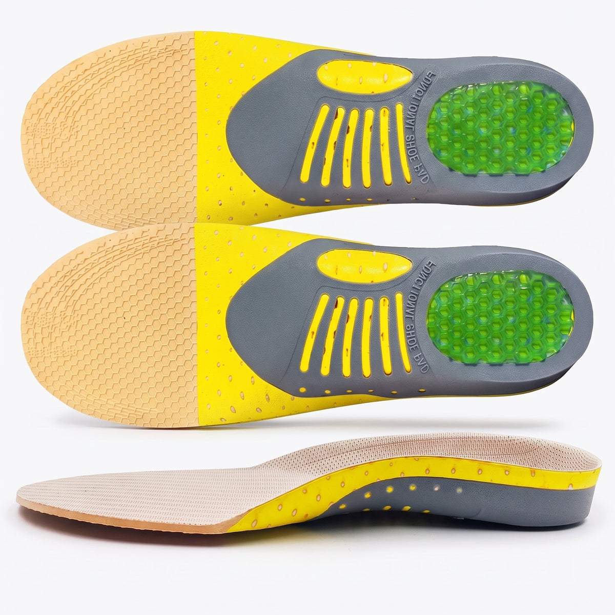 Marcus – Unisex Gel Insoles with Shock Absorption and Arch Support