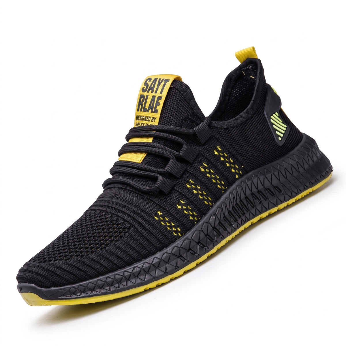 Marcus – Men’s Breathable Knit Low-Top Lace-Up Sneakers