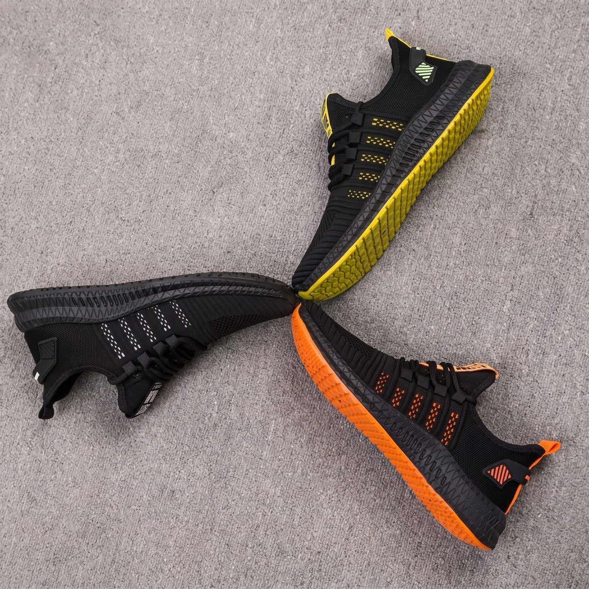 Marcus – Men’s Breathable Knit Low-Top Lace-Up Sneakers