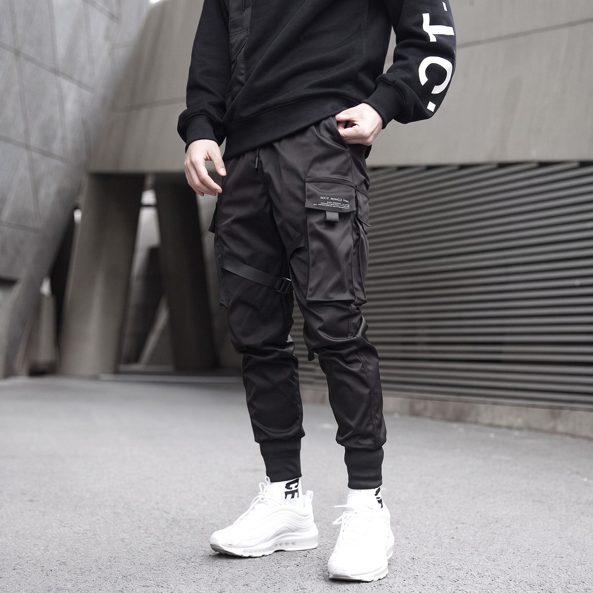 Marcus - Men's Tactical Cargo Joggers with Adjustable Straps