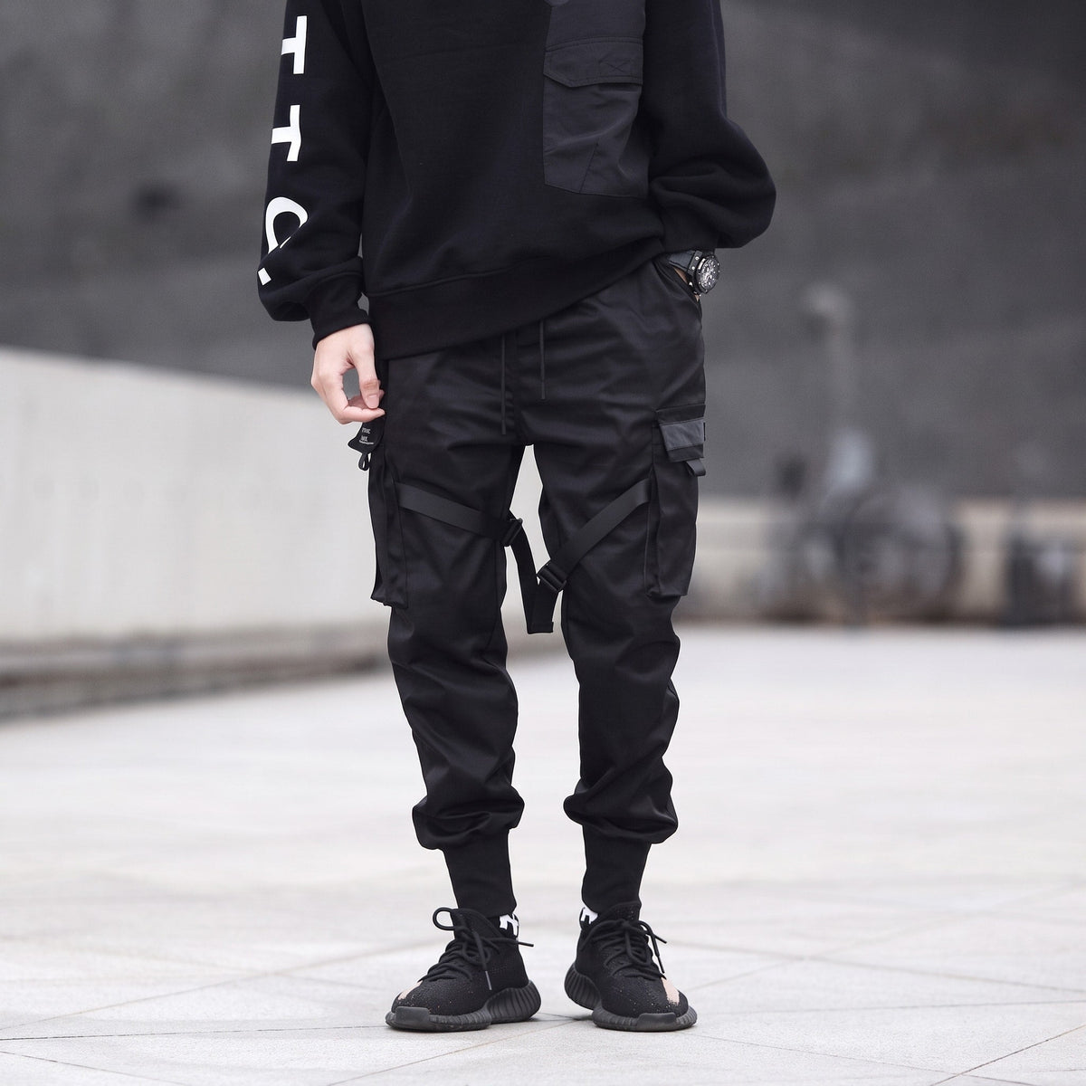 Marcus - Men's Tactical Cargo Joggers with Adjustable Straps