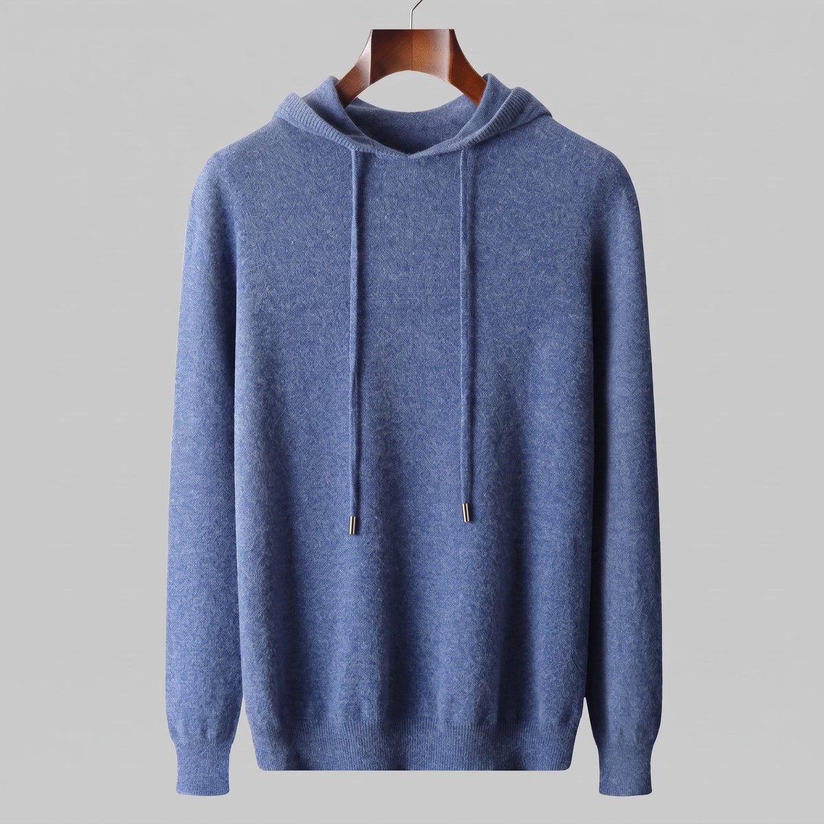 Marcus – Men’s Hooded Sweater with Drawstring and Ribbed Hem