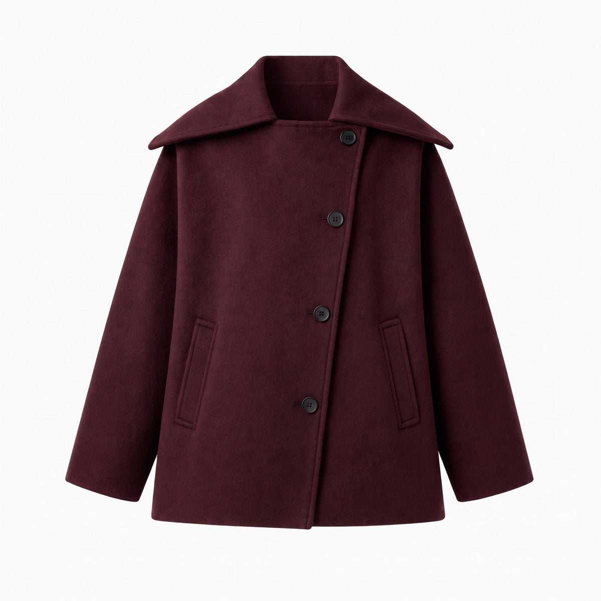 Sophia - Women's Oversized Wool-Blend Coat