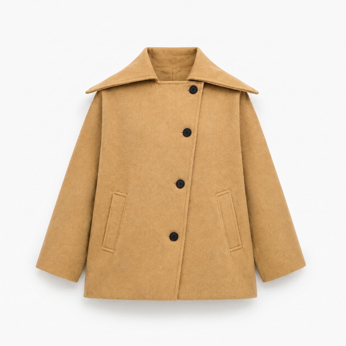 Sophia - Women's Oversized Wool-Blend Coat