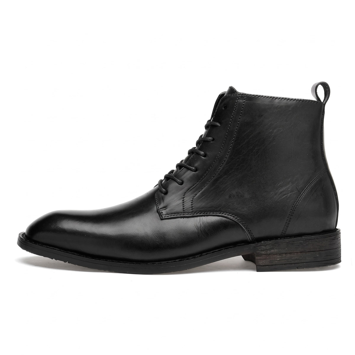 John - Men's Lace-Up Ankle Boots with Pointed Toe