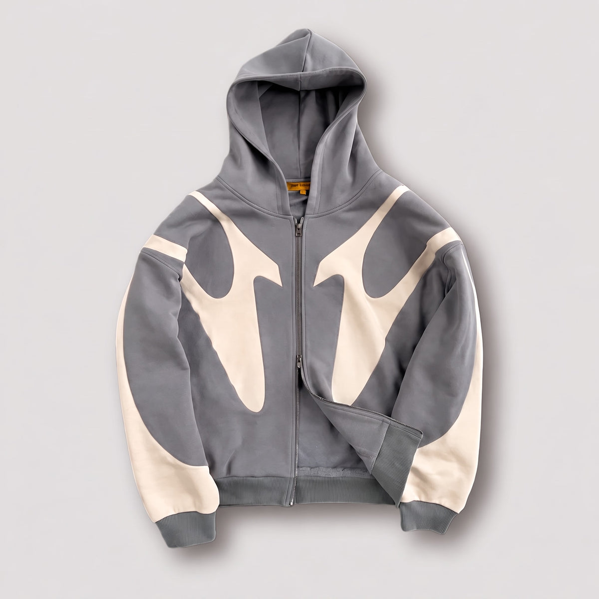 Marcus – Men’s Oversized Full-Zip Hoodie with Contrast Panels