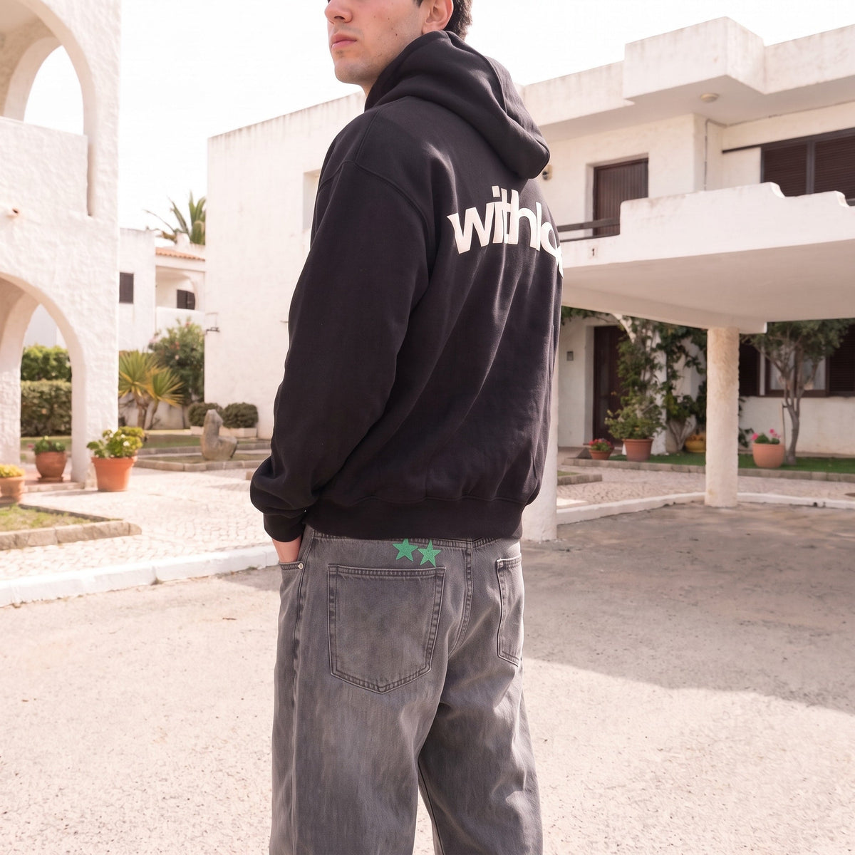 Harper - Unisex Oversized Cropped Hoodie with Dropped Shoulders