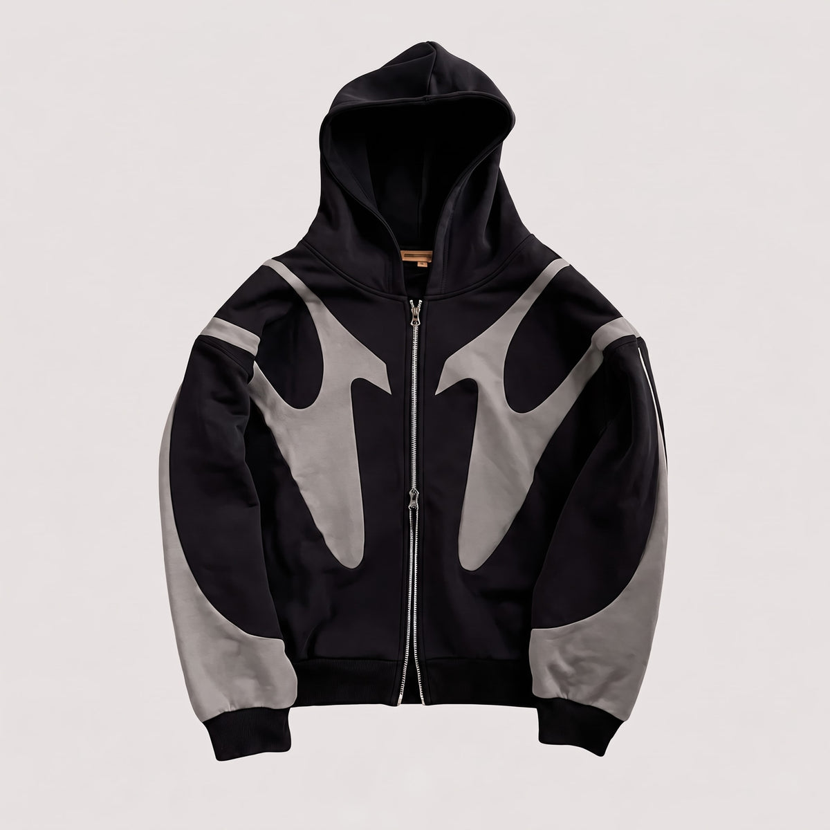 Marcus – Men’s Oversized Full-Zip Hoodie with Contrast Panels