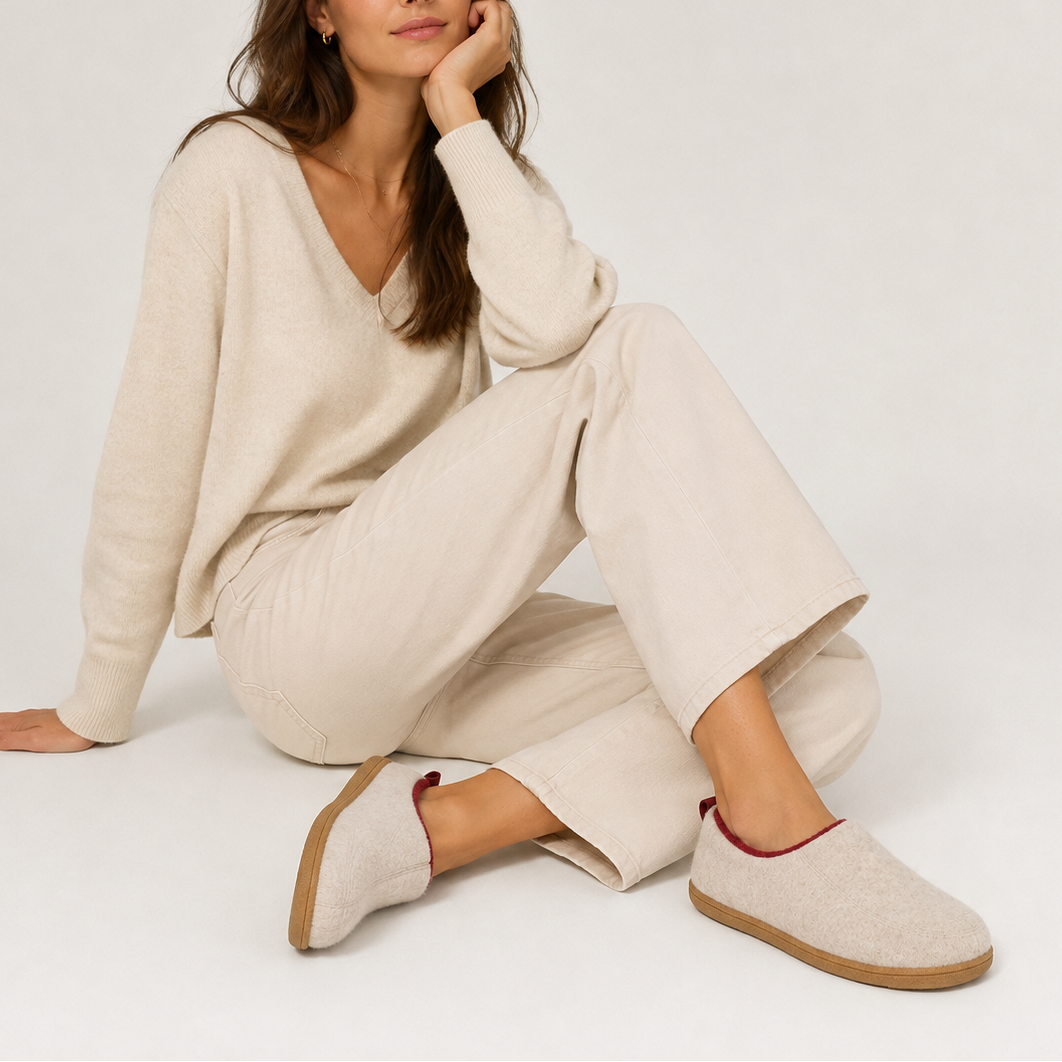 Marcus – Unisex Fleece-Lined House Slippers