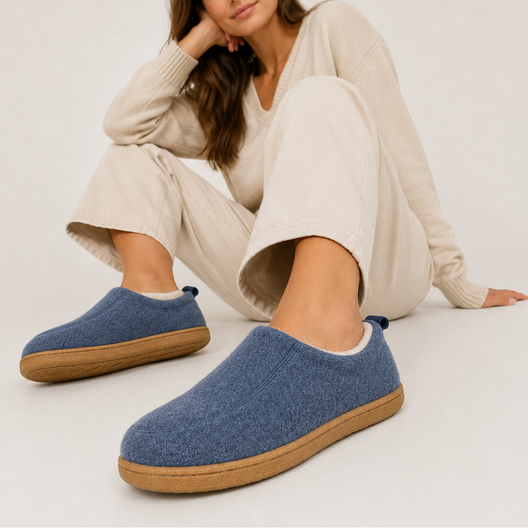 Marcus – Unisex Fleece-Lined House Slippers