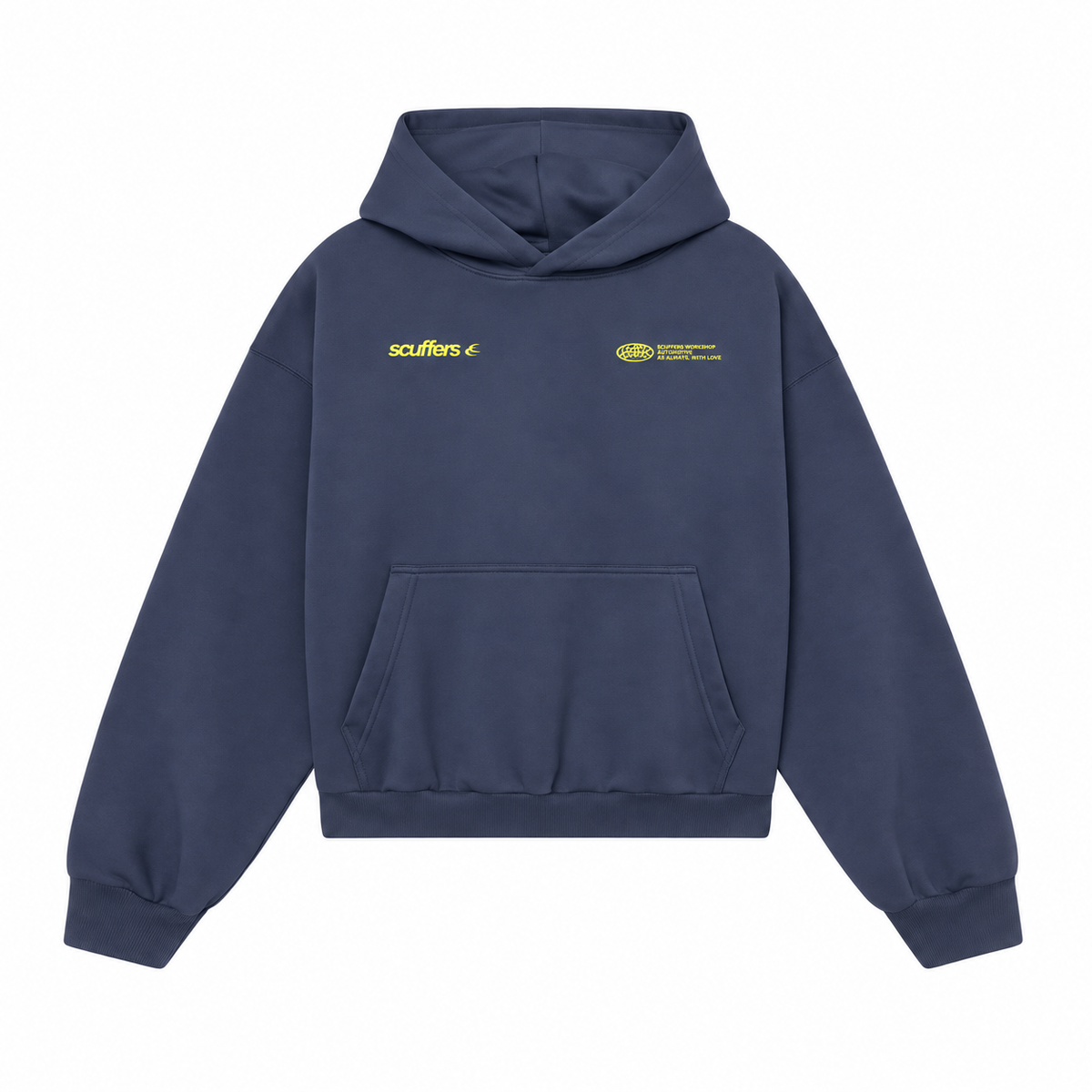 Harper - Unisex Oversized Cropped Hoodie with Dropped Shoulders