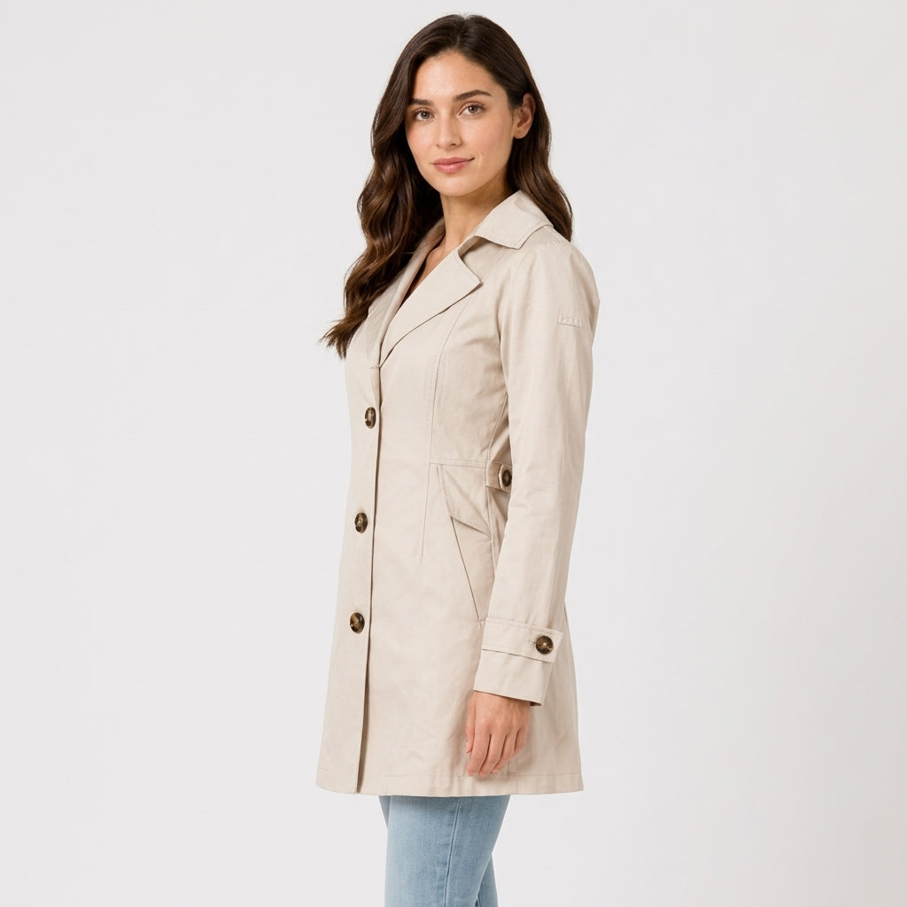 Klara - Women's Quilted Collared Transitional Jacket