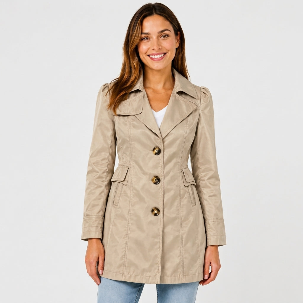 Klara - Women's Quilted Collared Transitional Jacket