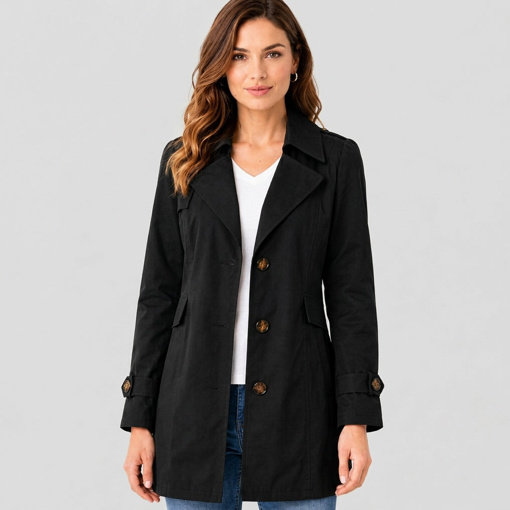 Klara - Women's Quilted Collared Transitional Jacket