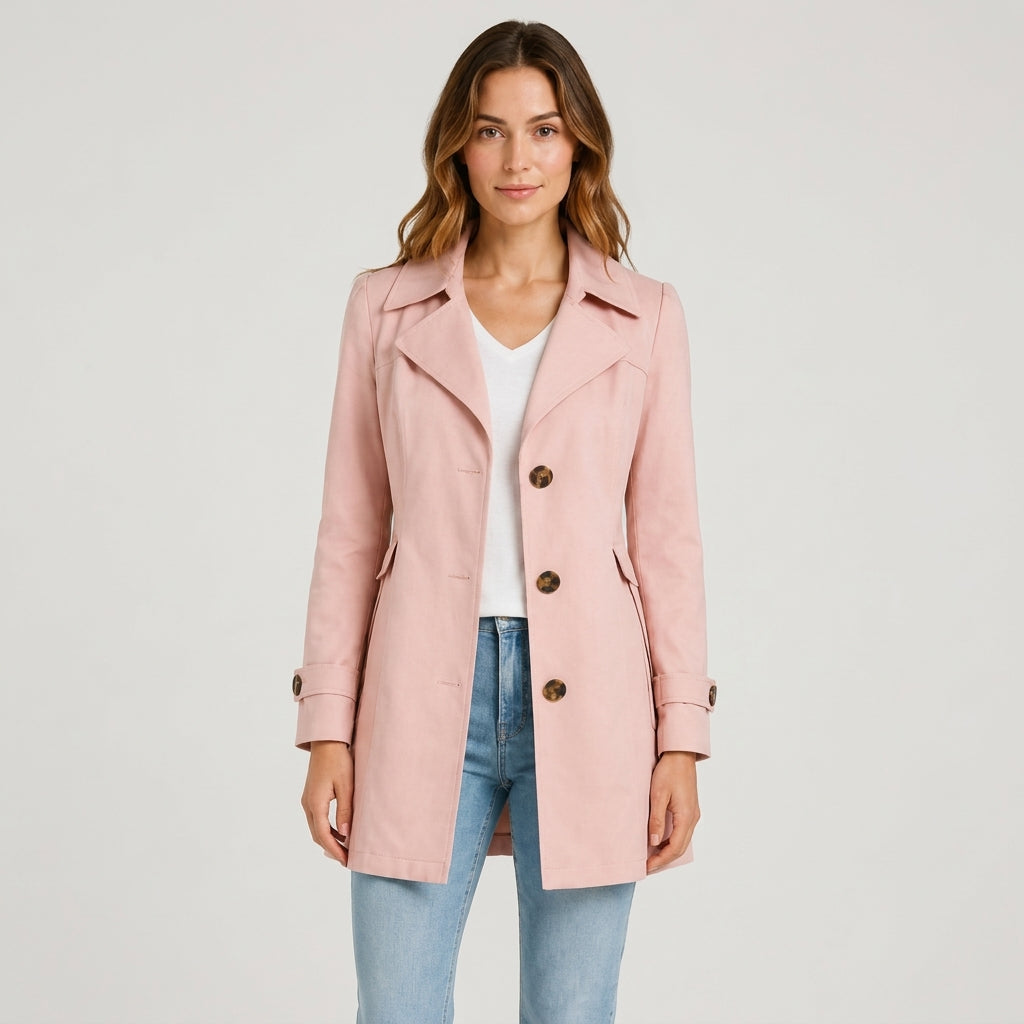 Klara - Women's Quilted Collared Transitional Jacket