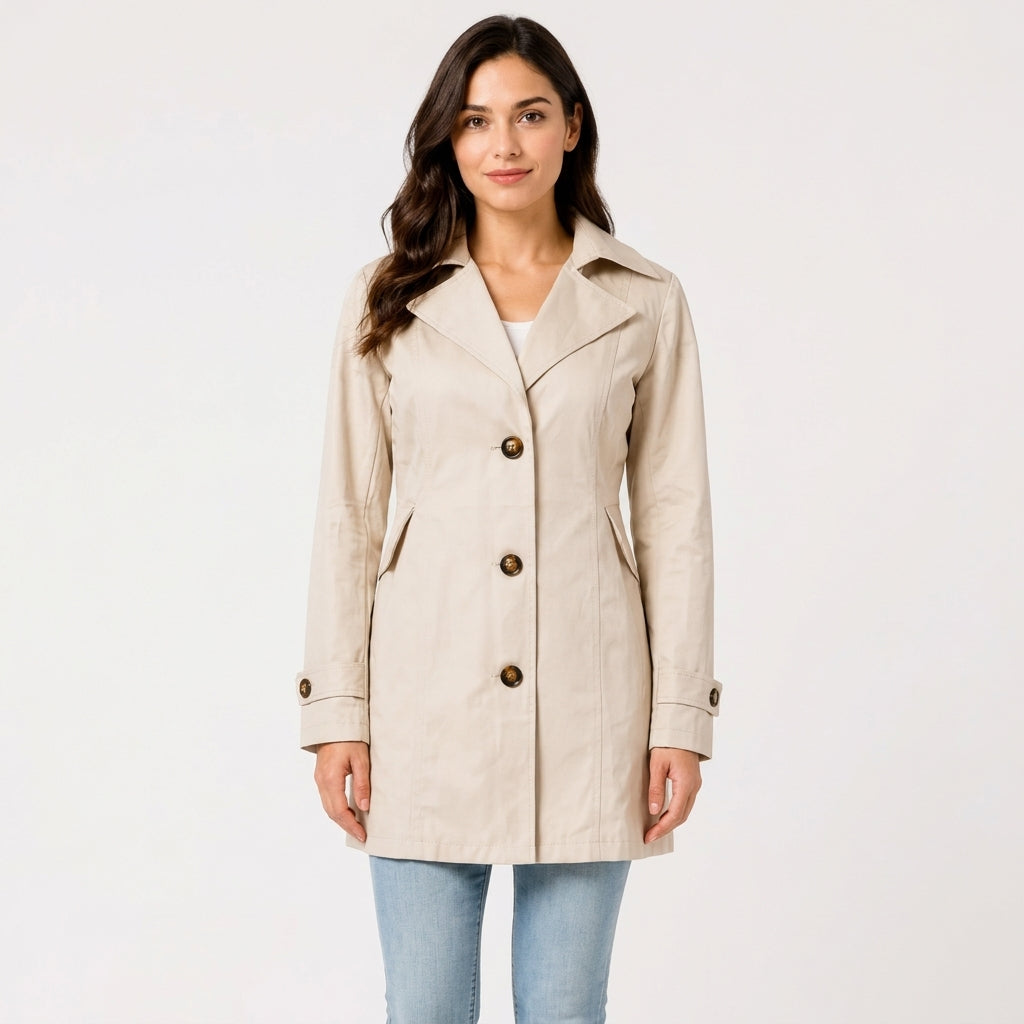 Klara - Women's Quilted Collared Transitional Jacket