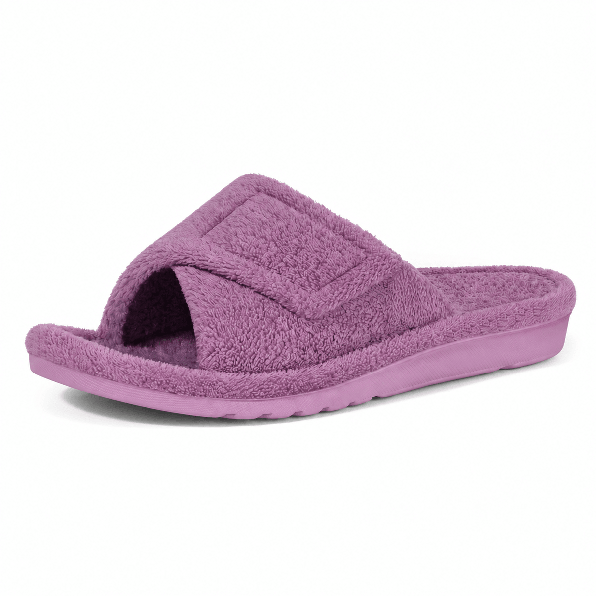 Maisie – Women’s Adjustable Strap Open-Toe Slippers