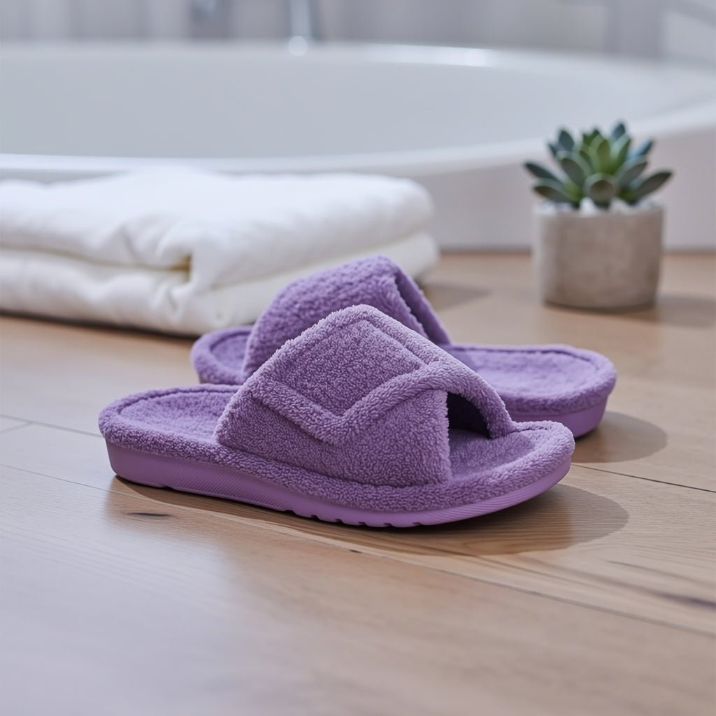 Maisie – Women’s Adjustable Strap Open-Toe Slippers