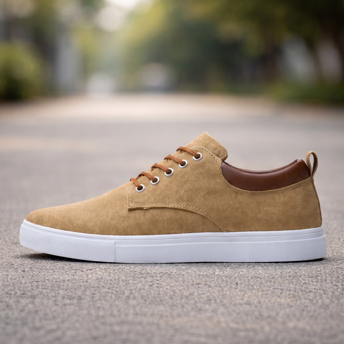 Marcus – Men’s Low-Top Canvas Sneakers