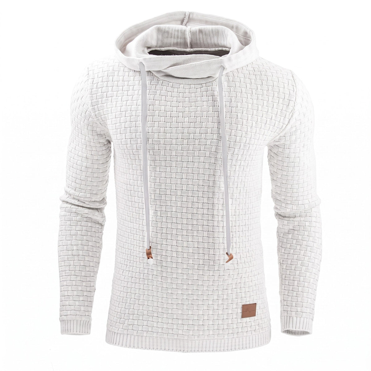Marcus – Men’s Textured Hooded Knit Sweater