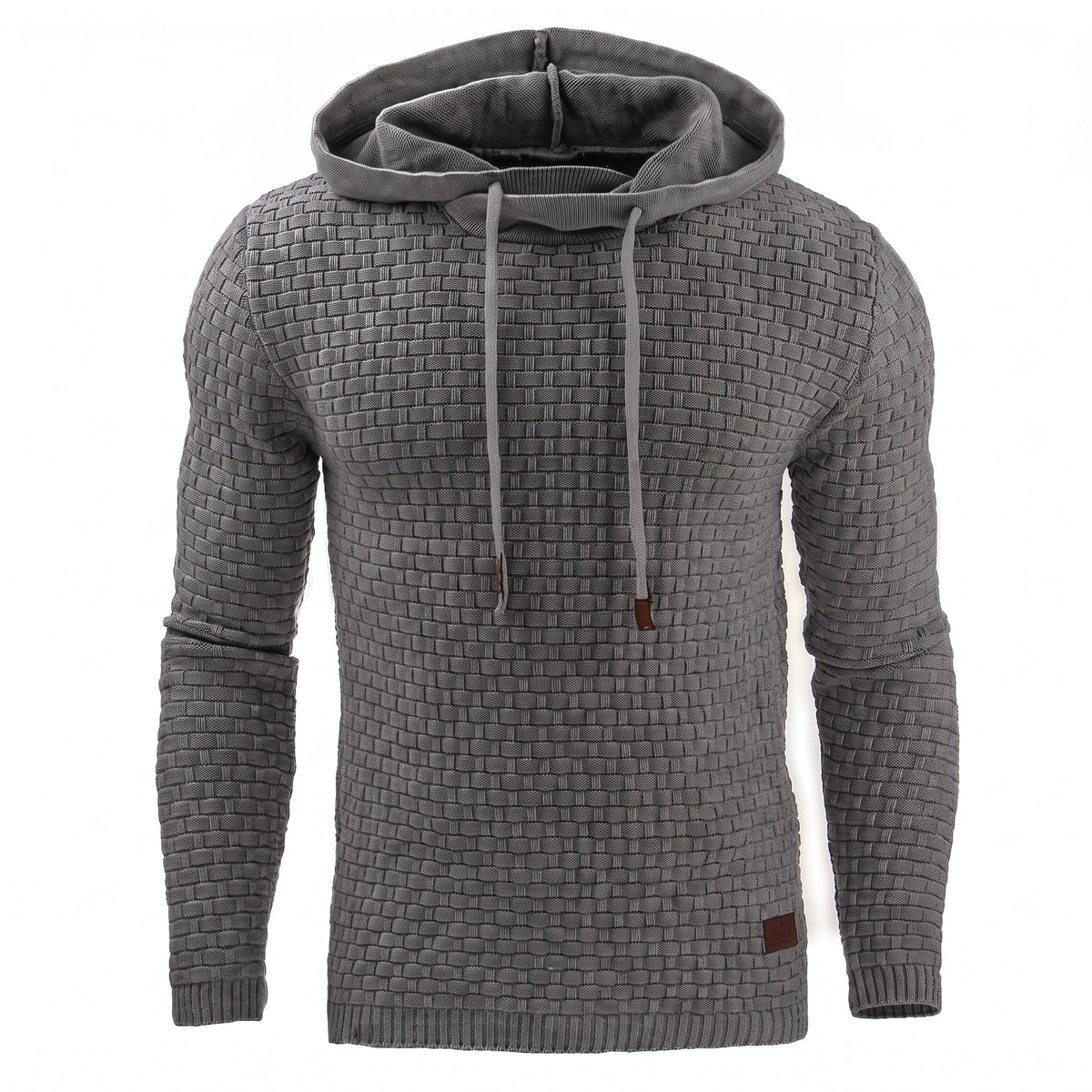 Marcus – Men’s Textured Hooded Knit Sweater