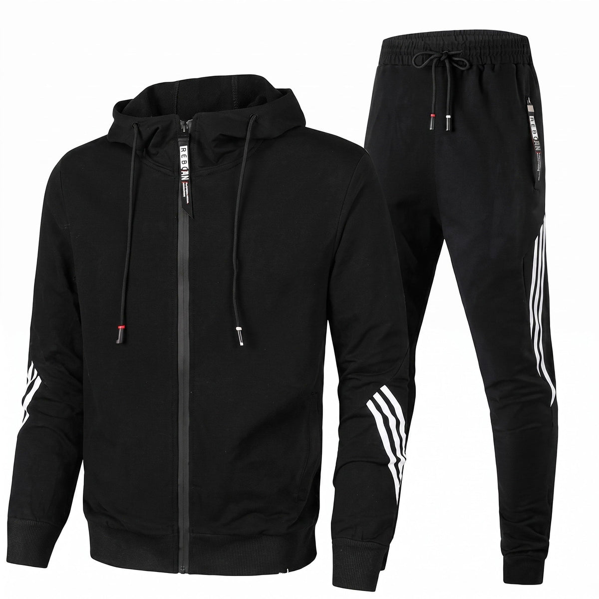 Etienne - Men's Zip-Up Hoodie and Jogger Tracksuit Set