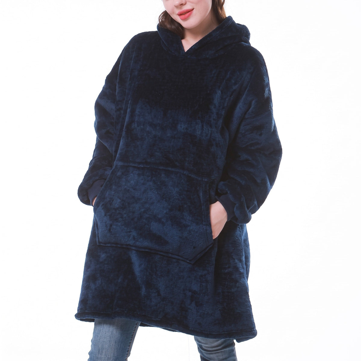 Maya – Women’s Oversized Hooded Fleece Wearable Blanket