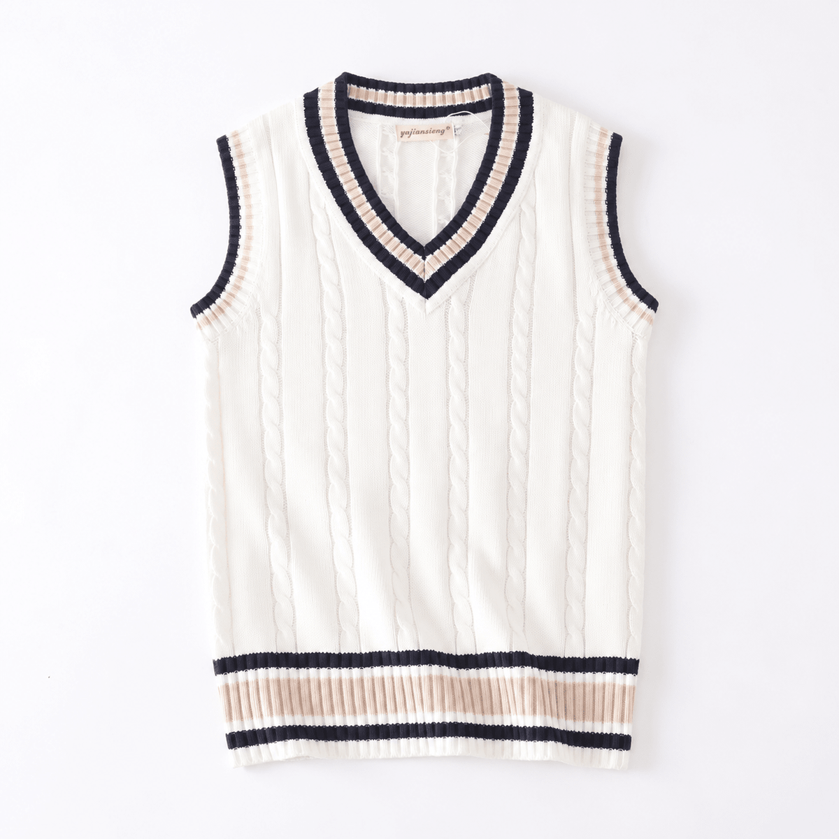 Oliver – Men’s Cricket V-Neck Striped Sweater Vest
