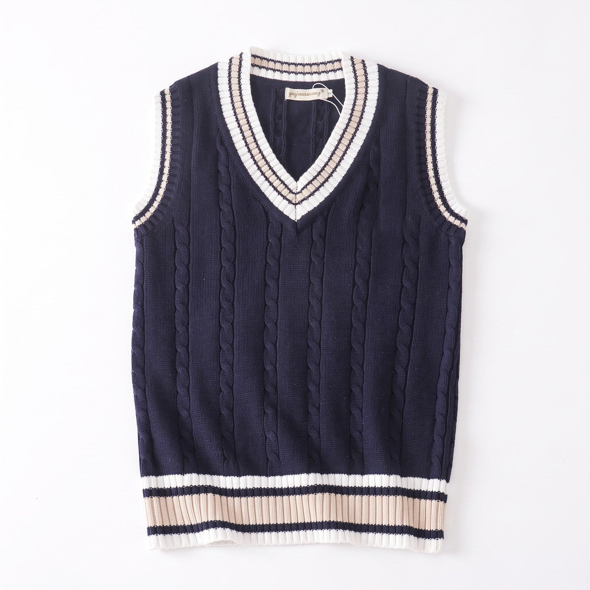 Oliver – Men’s Cricket V-Neck Striped Sweater Vest