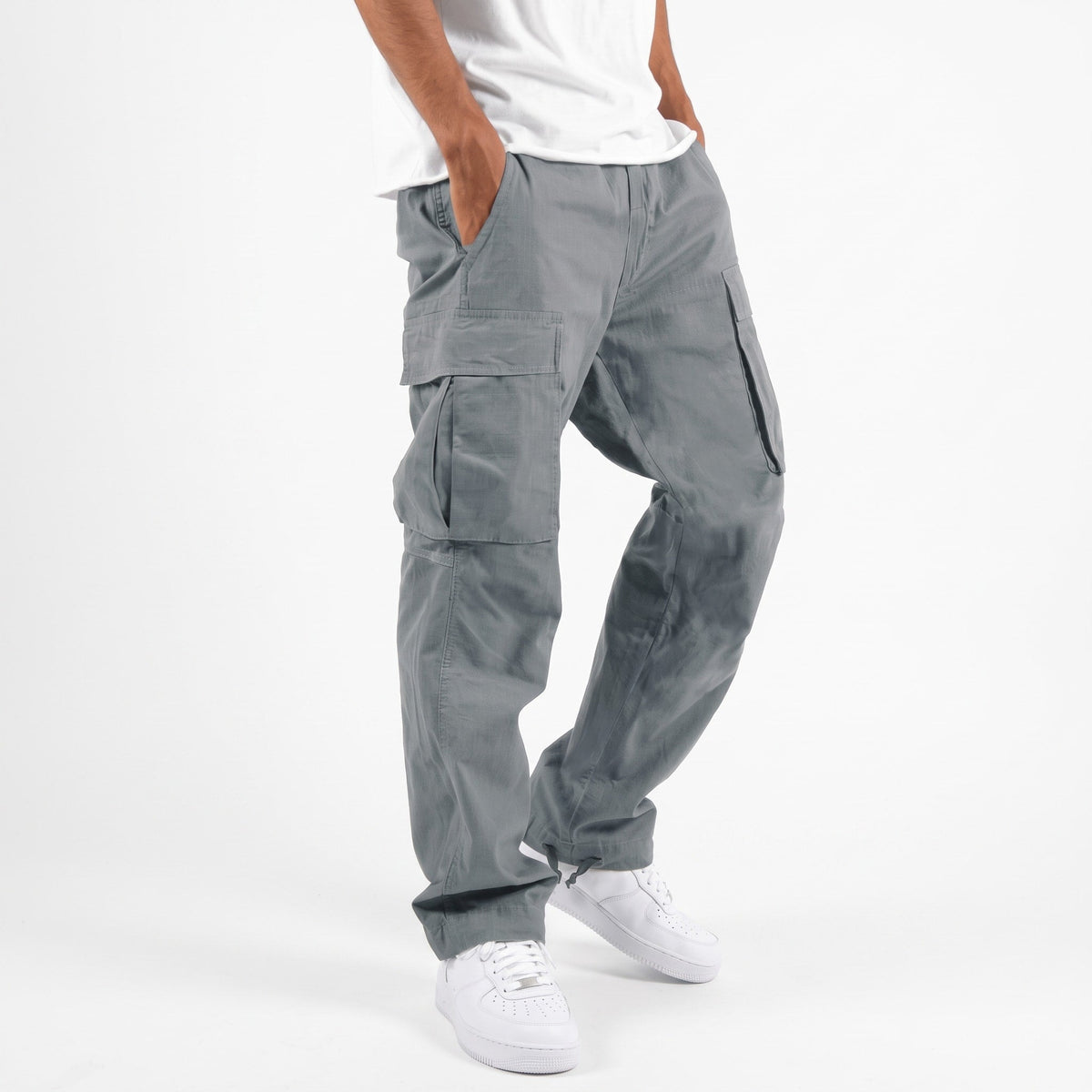 Marcus – Men’s Relaxed Fit Utility Cargo Trousers