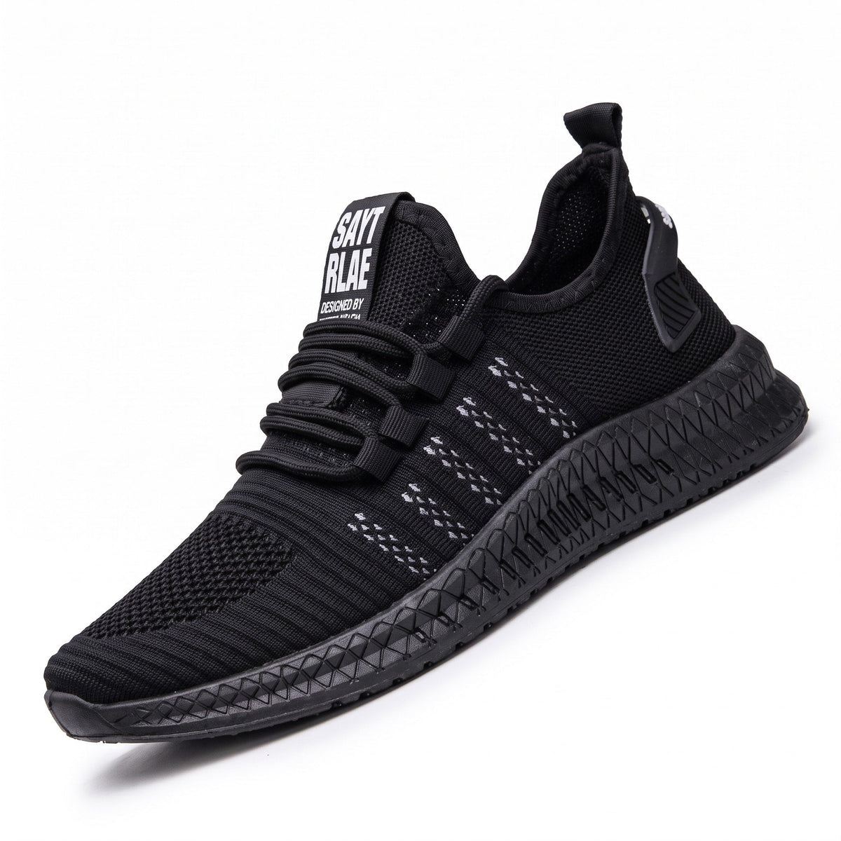 Marcus – Men’s Breathable Knit Low-Top Lace-Up Sneakers
