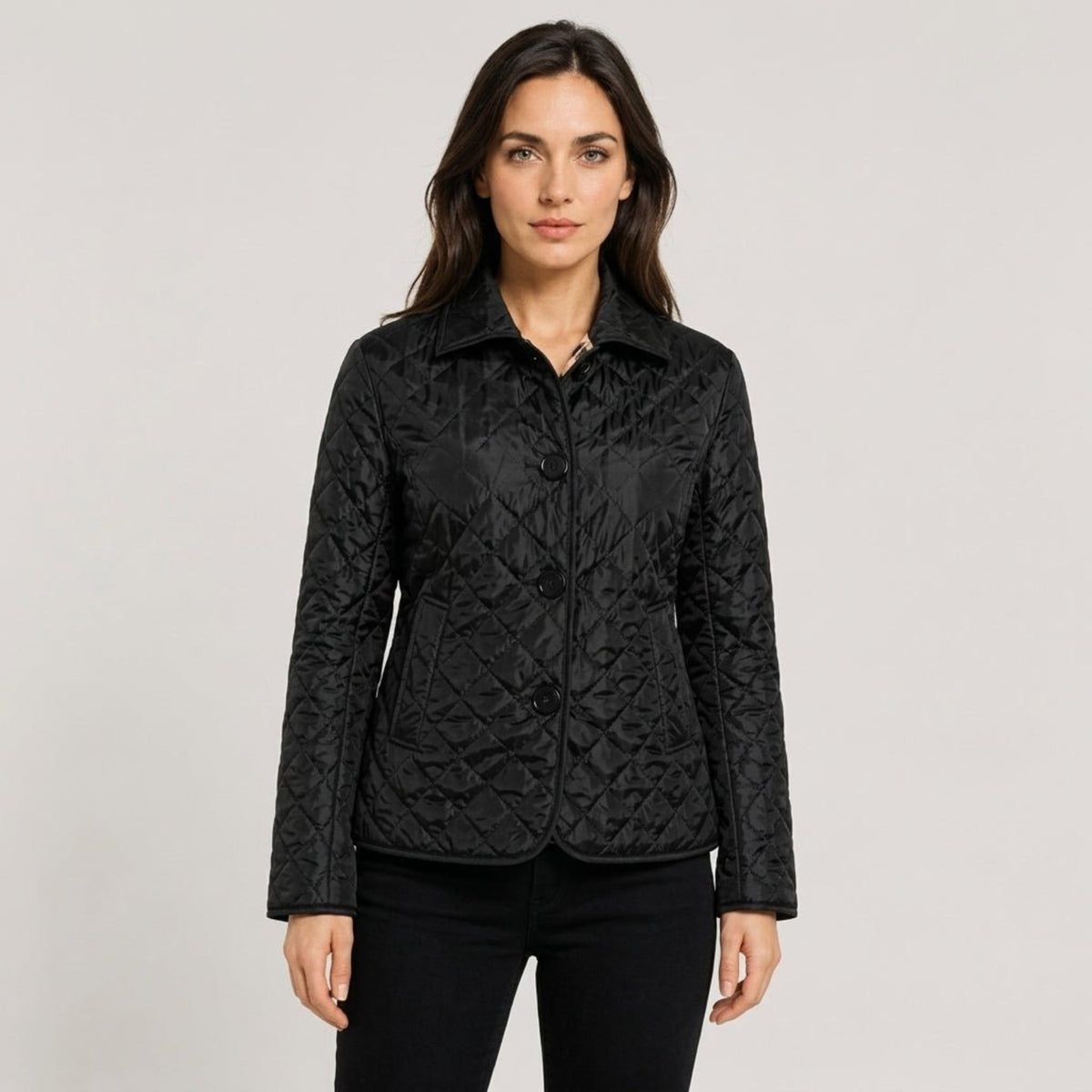 Klara - Women's Quilted Collared Transitional Jacket