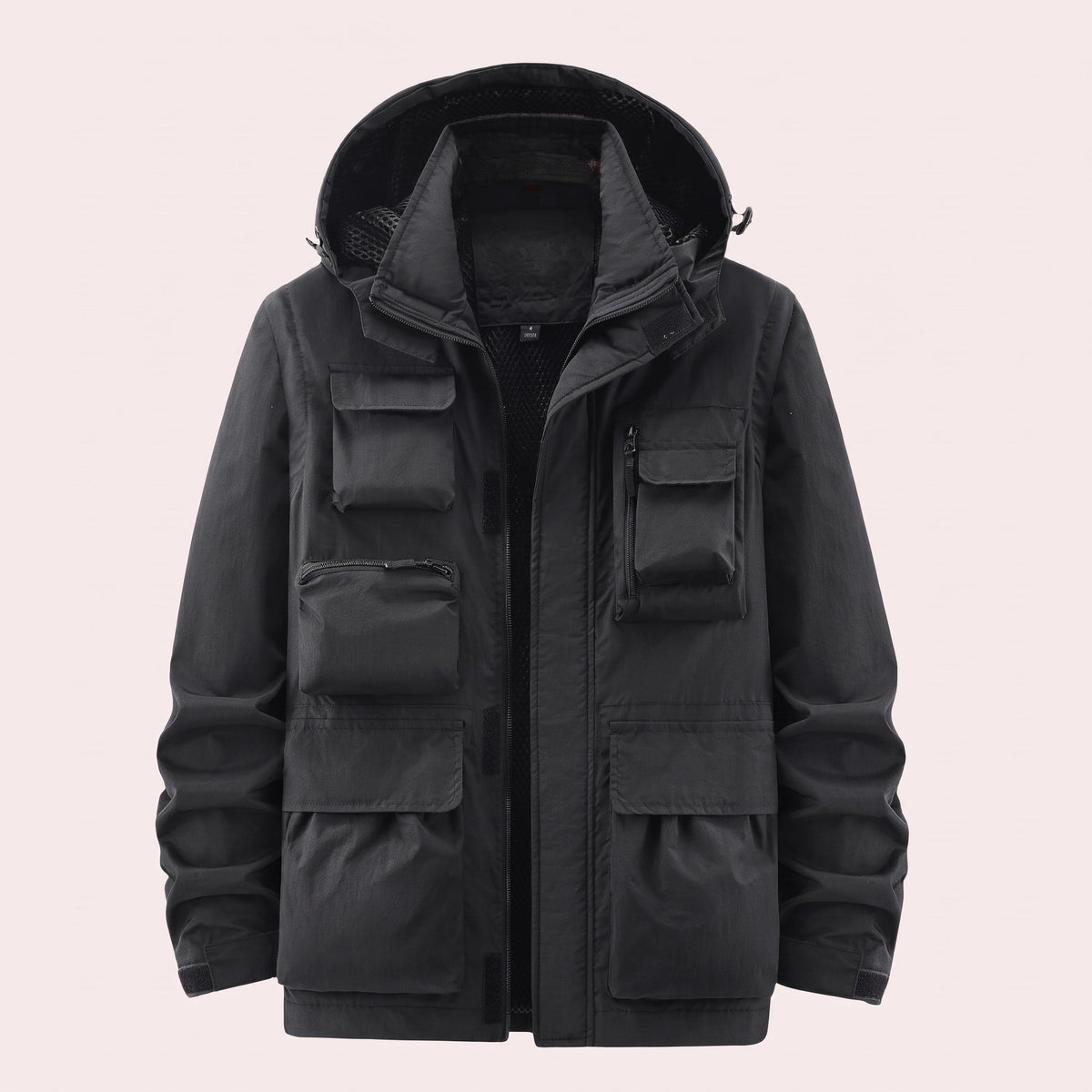 Marcus - Men's Hooded Multi-Pocket Utility Jacket