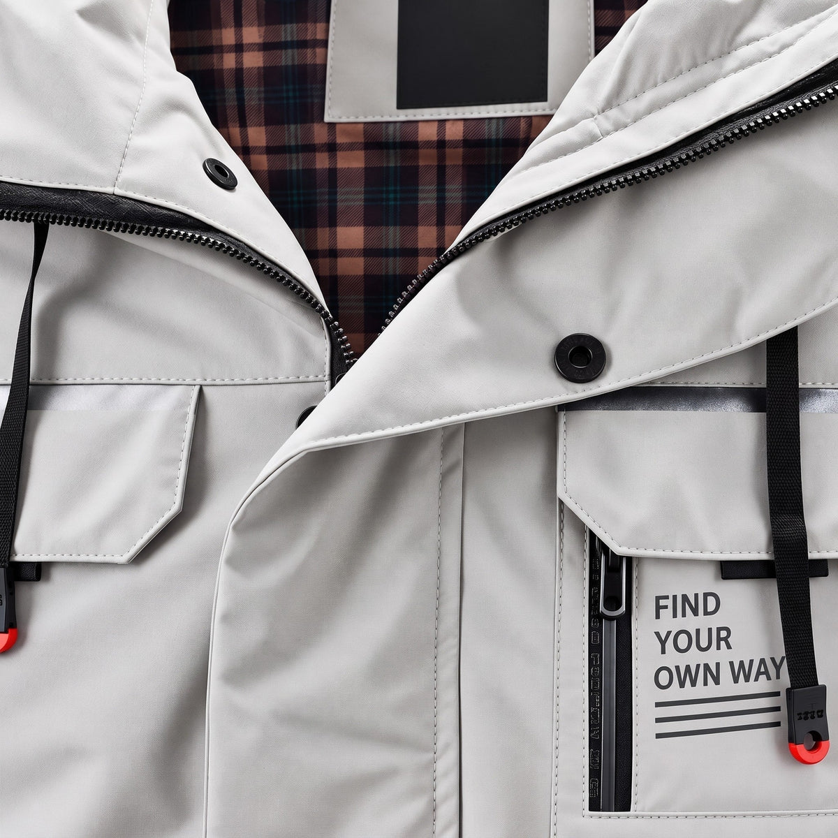 Marcus - Men's Hooded Parka Jacket with Cargo Pockets