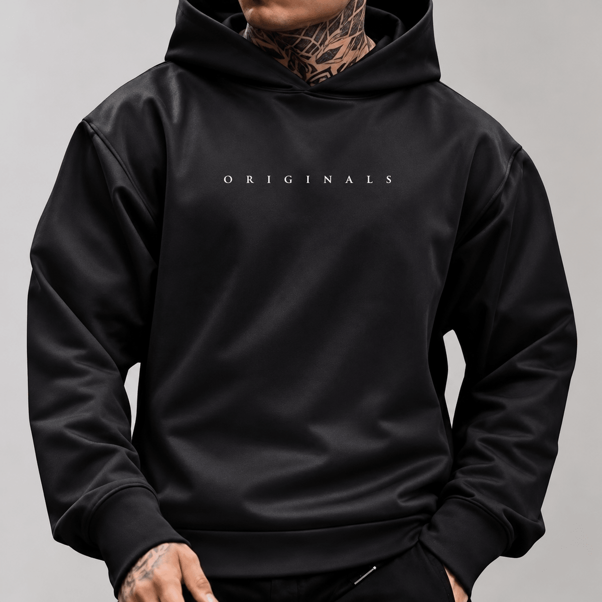 Marcus – Men’s Drawstring Hoodie with Kangaroo Pocket