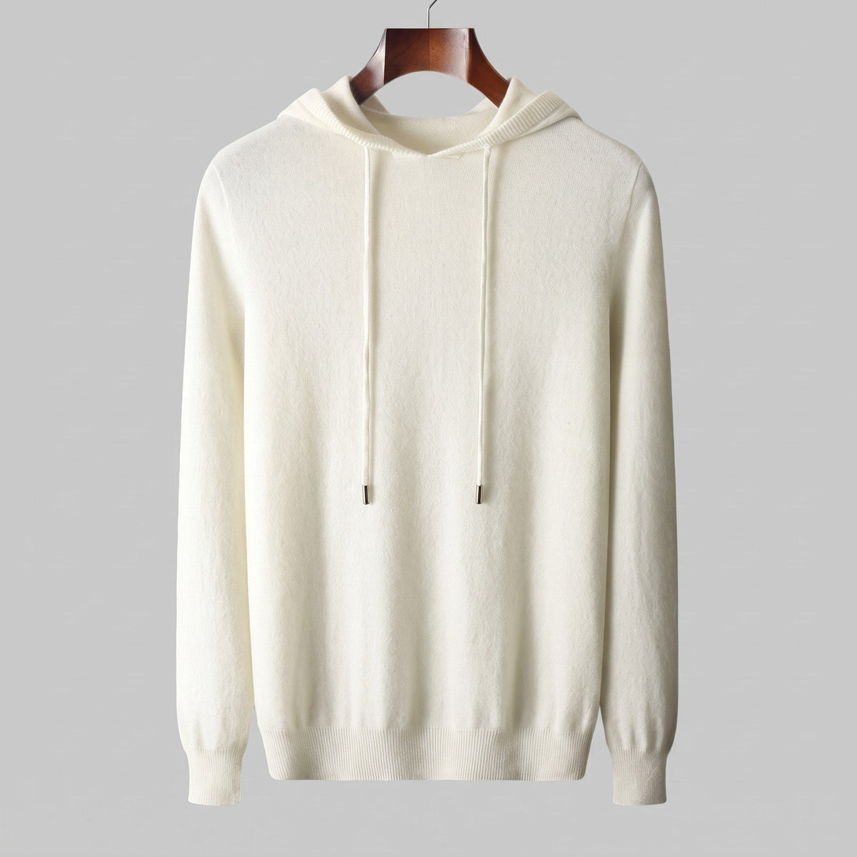 Marcus – Men’s Hooded Sweater with Drawstring and Ribbed Hem