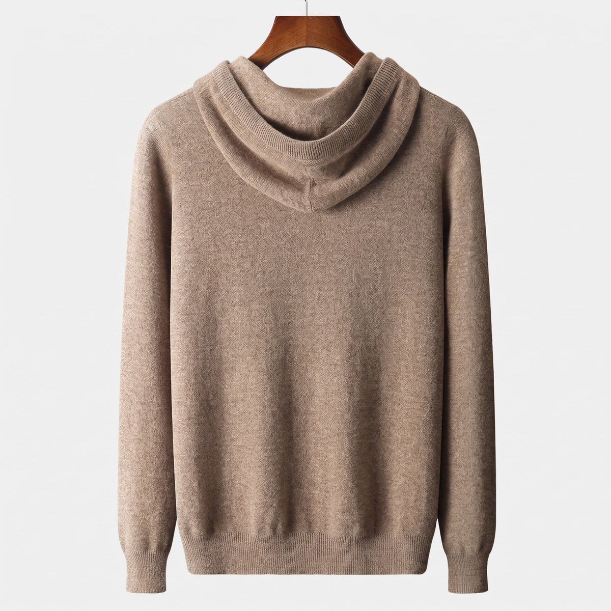Marcus – Men’s Hooded Sweater with Drawstring and Ribbed Hem