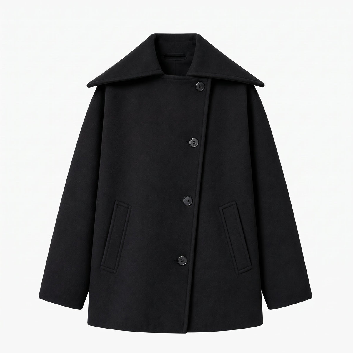 Sophia - Women's Oversized Wool-Blend Coat