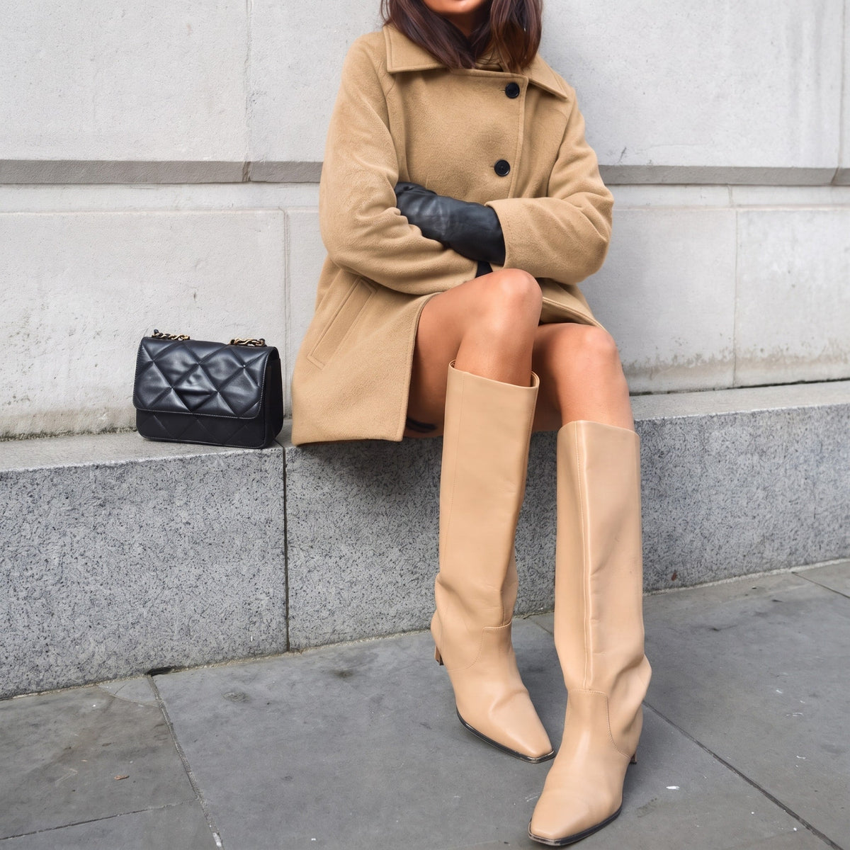 Sophia - Women's Oversized Wool-Blend Coat