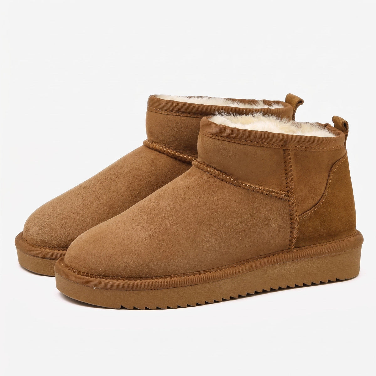 Sophie - Women's Ankle Boots with Faux Fur Lining and Cushioned Sole