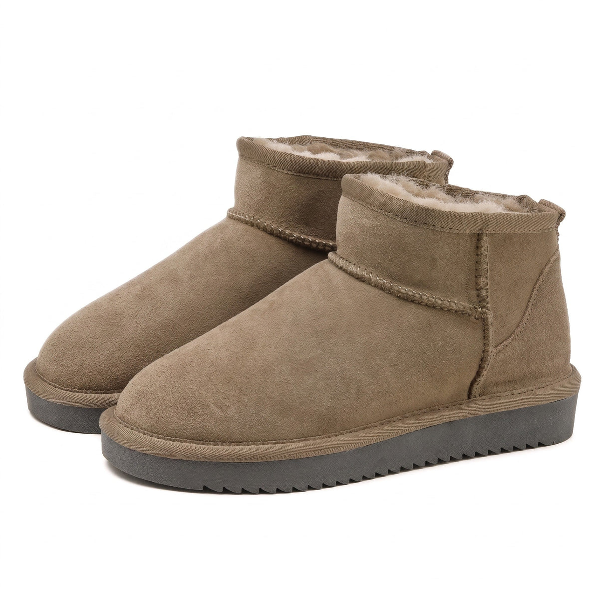 Sophie - Women's Ankle Boots with Faux Fur Lining and Cushioned Sole