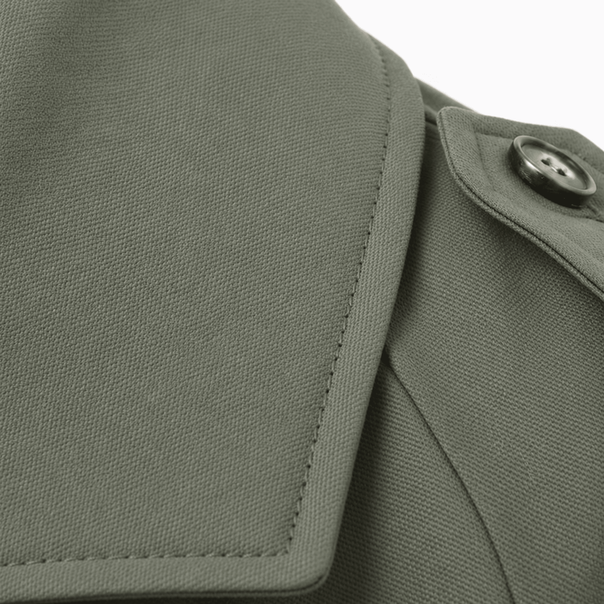 Sophie - Women's Belted Cropped Trench Jacket with Notch Lapel